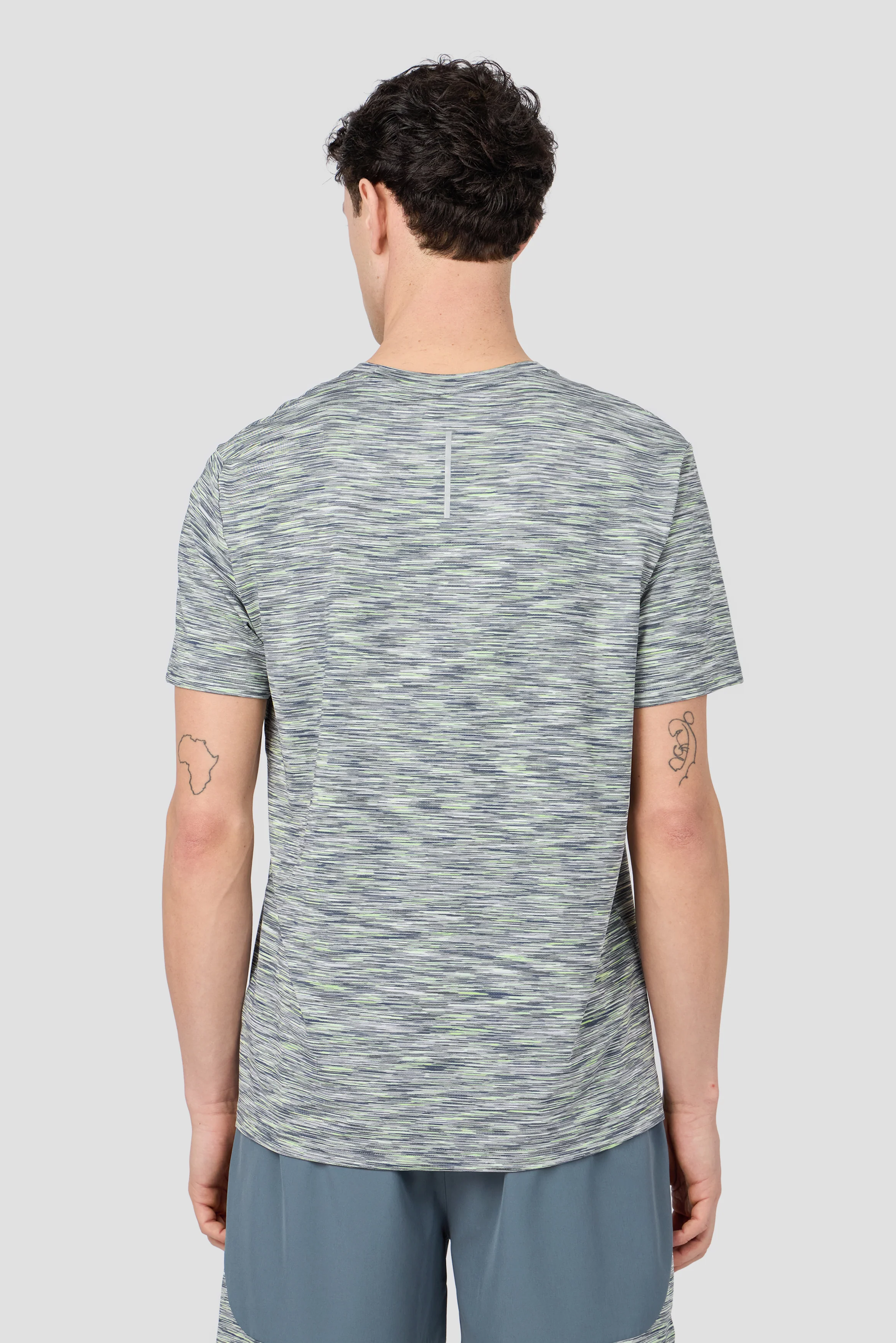 Trail T-Shirt - Grey/Green/White - Image 2